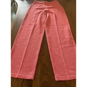 J.S.S collection knitwear pants P pink wool stretch U.S.A suit s classic 28"